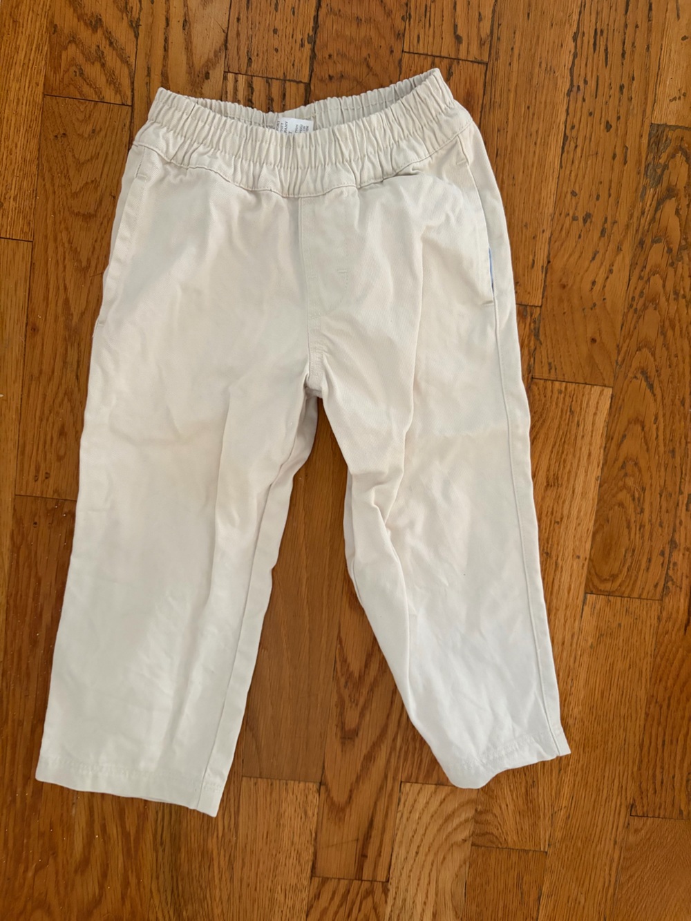 The Beaufort Bonnet Company Cream Elastic Waistband Cotton pants